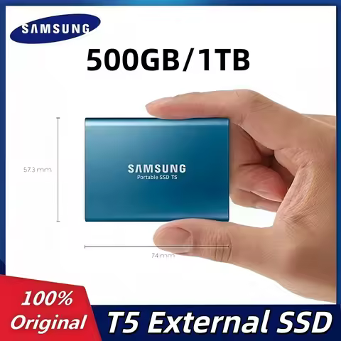 Original Samsung T5 500GB 1TB External Portable SSD Hard Drive 2.5 inch SSD Hard Drive