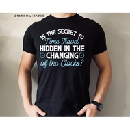 Daylight Saving Time Travel Sci-Fi Cotton Tee – Lightweight Short Sleeve Shirt