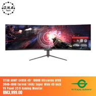 TITAN ARMY C49SH 49″ 1800R Ultrawide DFHD 3840×1080 Curved 144Hz Super Wide 49 inch VA Panel 32:9 Ga