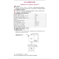 Welding Machine High Voltage Capacitor 1400V 20uf/1.4KV 20uf Can Replace 1200V800v MFD-DA01