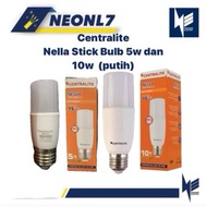 NELLA LED STICK BULB WHITE 5W 10W
