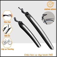 Touring 700c ABS plastic bicycle fender set, bicycle fender with beautiful reflective stripes