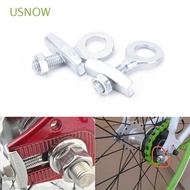 USNOW Bicycle Accessories Bike Chain Tensioner Silver Bike Chain Adjuster Bicycle Chain Adjust Bolt BMX Bicycle Bicycle Parts 35mm Pull Tight Bolts Single Speed Drive Chain Puller Fixed Gear Bicycle