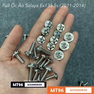 Full Salaya Stainless Steel Screws for Exciter 135 5s (2011-2014), Ex135 5s Standard 304 Stainless S