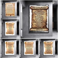 Psalm 91 Prayer Art Poster Print. "Psalm 91" Scripture Wall Art Canvas Painting Home Scripture Decor