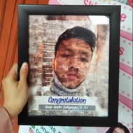Print+custom Mosaic Photo and Frame 8R/ 10R Photo Mosaic