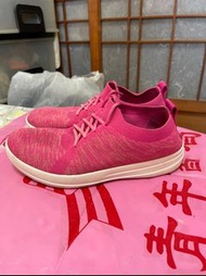 「 二手鞋 」 fitflop 女版編織休閒鞋 US8（粉）71