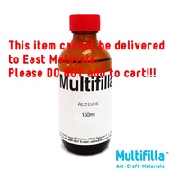 Acetone 150ml - Propanone/Cleaning Solvent