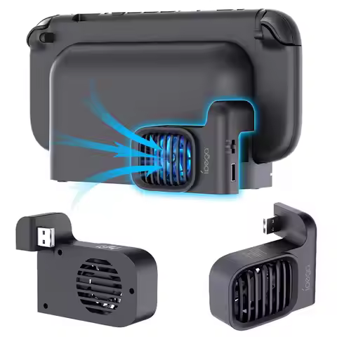 Cooling Fan PG-SW2206 for Switch 2 Dock,Adjustable Fan Speed,3 Buttons Control,Cool Down Accessories