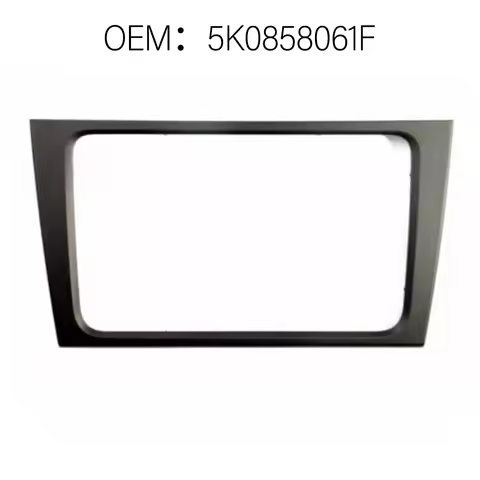 Car CD Box Radio Head Unit Bezel Trim Screen Frame 5K0858061F For Golf 6 For GTI For MK6 Facia Panel