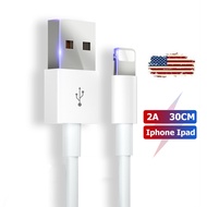 30CM Data USB Cable for iPhone Fast Charger Charging Cable For iPhone 7 8 Plus X XS Max XR 5 5S SE 6 6S Plus Charger Wire For iPad