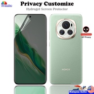 Honor Magic 7 Pro / 6 Pro / 5 Pro 4 Pro / X9 5G / X9 X8 X7 / 8X Max / 8X / 8 Pro Hydrogel Privacy Ma