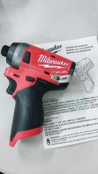 ''微利良品'' 全新 Milwaukee 米沃奇 M12 FID 12V無刷四段位衝擊起子機 美規2553-20