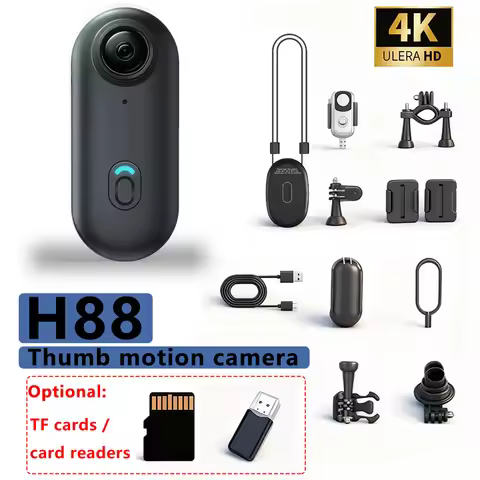 H88 4K Action Camera FHD With Long Battery Life Video 30M Waterproof WiFi Thumb Camera Sport Action 