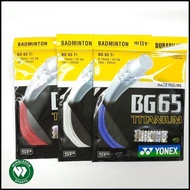 Original Yonex BG 65 Titanium Badminton Strings best Selling Yonex BG 65 Ti SP Strings