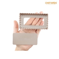 Chefmade 4 / 7 / 11 /14 Inch Non-stick Rectangular Tart Pan With Loose Bottom