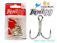 KISHIDA TREBLE99 5X TRIPLE HOOK 9900