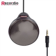 Microphone Metting Rapat 360 Derajat Conference Mic Omnidirectional 3.5mm Jack Zoom Meeting Skype Go