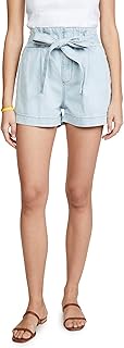 DL1961 Women's Camile Paper Bag Waist Utility Short