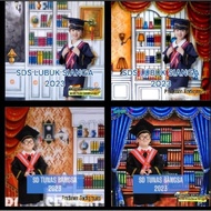 NEW KAIN BACKGROUND WISUDA TK / PAUD STUDIO FOTO