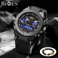 JAM TANGAN PRIA BIDEN 8060 ORIGINAL DUAL TIME SPORTY ANTI AIR