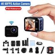 4K 2K 1080P 60FPS 1.54 inches Ultra HD Wifi Mini Helmet Action Camera IP68 Waterproof DV Sport Bike 