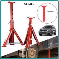 SUMU Jack Stands, Security Bracket Red Foldable Jack Stands, Height Increasing Tool Adjustable Level