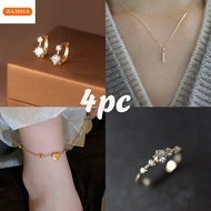 gold 916 original malaysia Zircon earrings for women gift earrings hypoallergenic non tarnish dangli