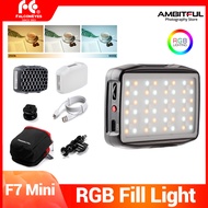 Falconeyes 5W Pocket F7 Mini RGB LED Light use with Android & iOS APP Control Adsorbable For Video/V