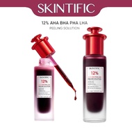 【Ready Stock】SKINTIFIC 12% AHA BHA PHA LHA Peeling Serum Solution Whitening Brightening for Dark Spo