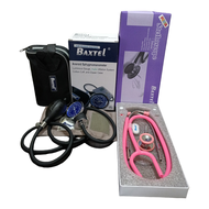PEDIA Baxtel Aneroid Sphygmomanometer BP With Deluxe Stethoscope PINK