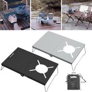 Outdoor Camping Table Foldable Stove Table Heat Shield Gas Camping Stove Stand For SOTO ST-310ST330CB-JCBTRB250 Burners
