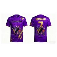 Ronaldo No. 7 Football Jersey Men's Sports T-shirt 2026 Autumn Sports Dry Quickly Children's Breatha