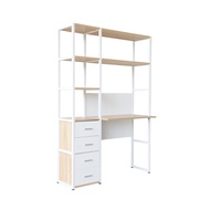 (NEW) VHIVE Gryffin Bookcase Study Desk (Study Table/Drawer Cabinet/Storage)