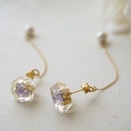 Frozen swarovski earring