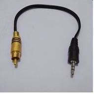 3.5mm BB stereo to 1 RCA gold audio cable 12 inches