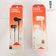 【Stereo】In-Ear Bass Earphone | Good Quality Black White  Earphone | Wired Earphone