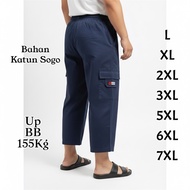 FRANCISS.ID Men's Jumbo Pangsi Cargo Sirwal Pants (L-7XL)