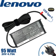 Lenovo Adapter ของแท้ Lenovo 20V/4.75A 95W หัว Jack USB Type-C สายชาร์จ Lenovo Yoga Slim 7 Pro-14IHU