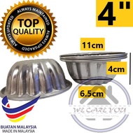 4" Aluminium Pudding Cake Jelly Mold Fluted Jelly Mould Coronel Jelly Mould Pudding Mould acuan kek 