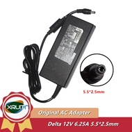 Genuine DELTA ADP-75AR B Power Supply 12V 6.25A 75W AC Adapter For JUNIPER 740-066487 Firewall Route