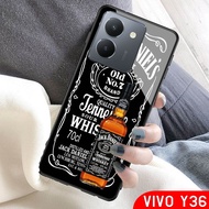 [A03] Vivo Y36 Case Vivo Y36 Glitter Glass Softcase/ Vivo Y36 Phone Case/ Vivo Y36 Case/