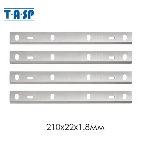 TASP 4pcs 210x22x1.8mm HCS Planer Blade Wood Knife for Woodstar PT85 Scheppach HT850 HMS 850/2000 Be