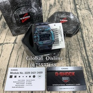 100% ORIGINAL CASIO G-SHOCK DW-5600NN-1DR/DW-5600NN-1D/DW-5600NN-1/DW-5600NN/DW-5600 GLITCH TRASPARE