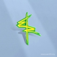 Cyberpunk 2077 Edge Walker Brooch Rebecca Lucy Badge Metal Backpack Accessories FQNN