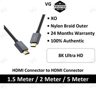 [100% ORIGINAL XO] XO Premium HDMI 2.1 Cable (1.5 /3.0 /5.0 Meter)