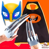 Wolf Head Halloween Mask - Furry Wolf Mask for Wolverine