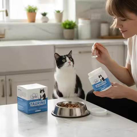 Essential Amino Acid For Cats Taurine Supplement Powder Supports Immune Wellness And Cardiac Functio