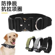 Dog Collar Medium Large Dog Golden Retriever Dog Doberman Tactical Collar Explosion-Proof Okinawa Tr