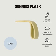 Sunnies Flask Pebble Cap Loop (Customizable Water Tumbler Accessory Strap Holder)